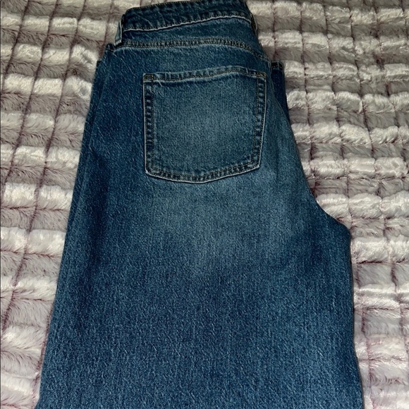 Old Navy Blue Flare Wide Leg Jeans Timeless Style - Picture 14 of 16